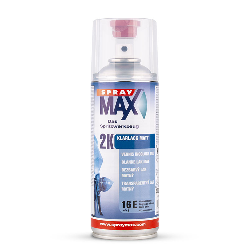 Vernis anti rayures bi composant mat Spray Max 2K 400ml