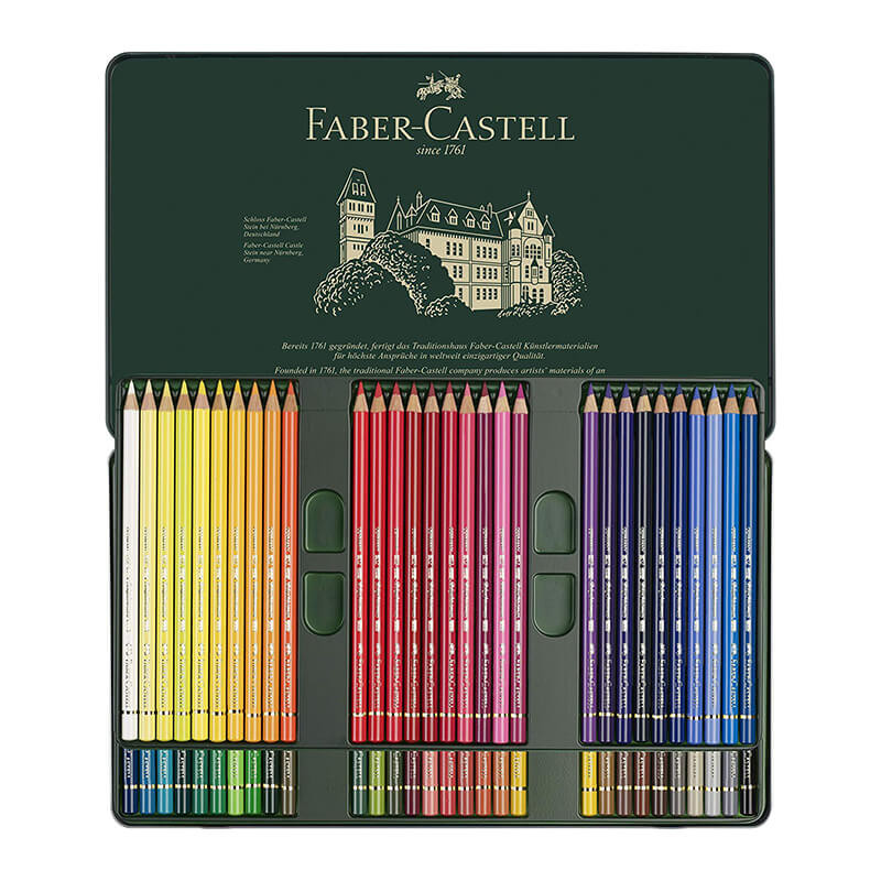 Crayons de couleur Polychromos, boîte de 60